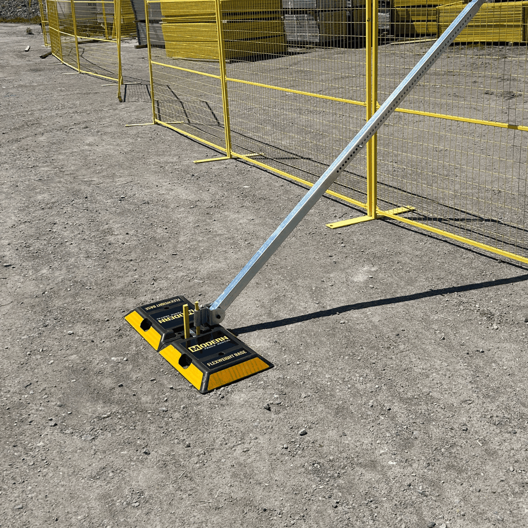 Flexweight Foot Base for temporary fence rentals