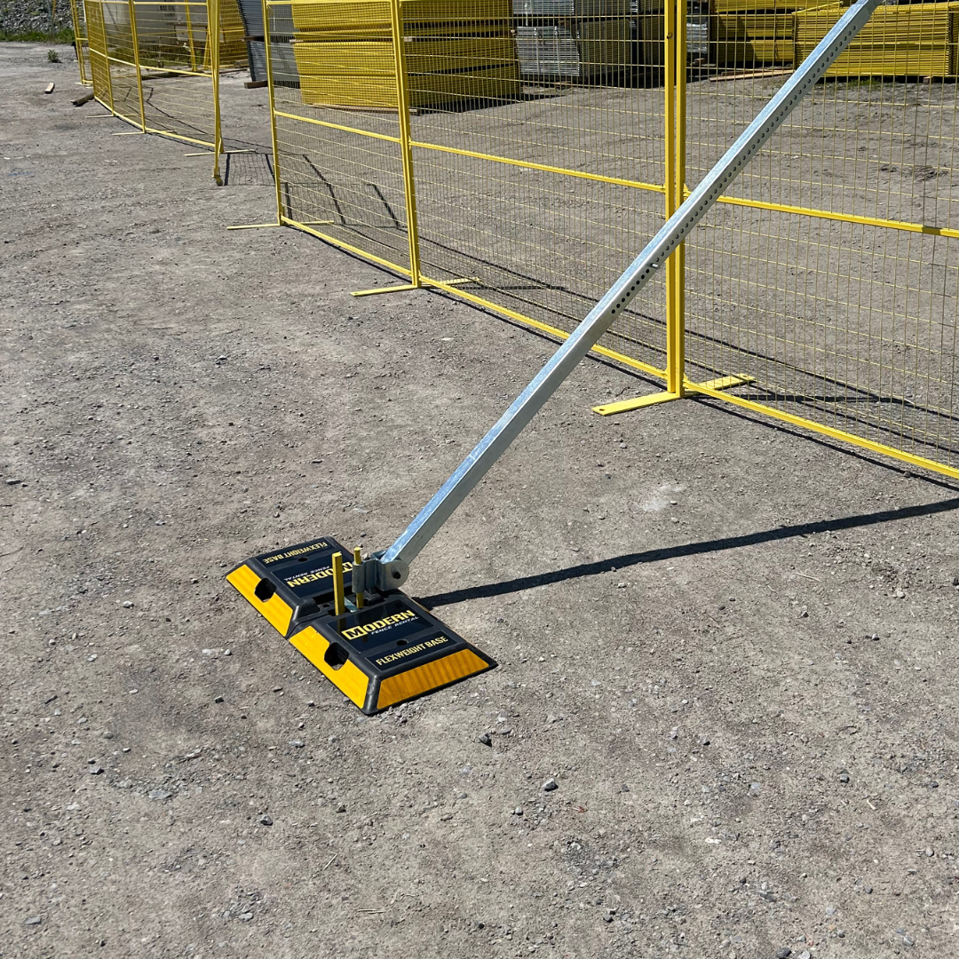 Flexweight Foot Base for temporary fence rentals